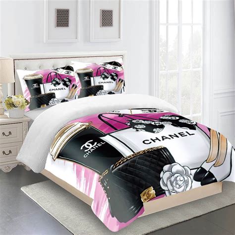 chanel bedding set queen.